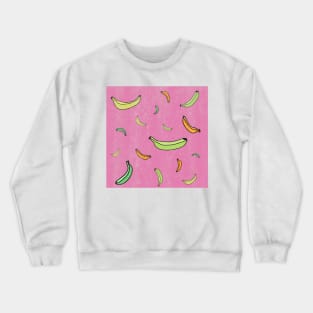 Bananas in ice. Crewneck Sweatshirt